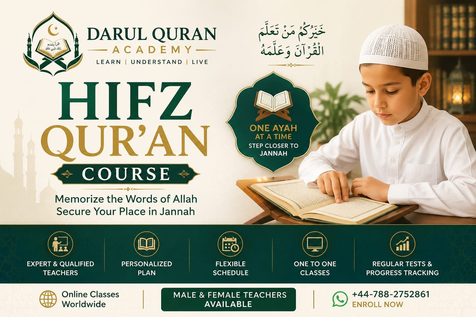 Hifz Quran with Tajweed Course