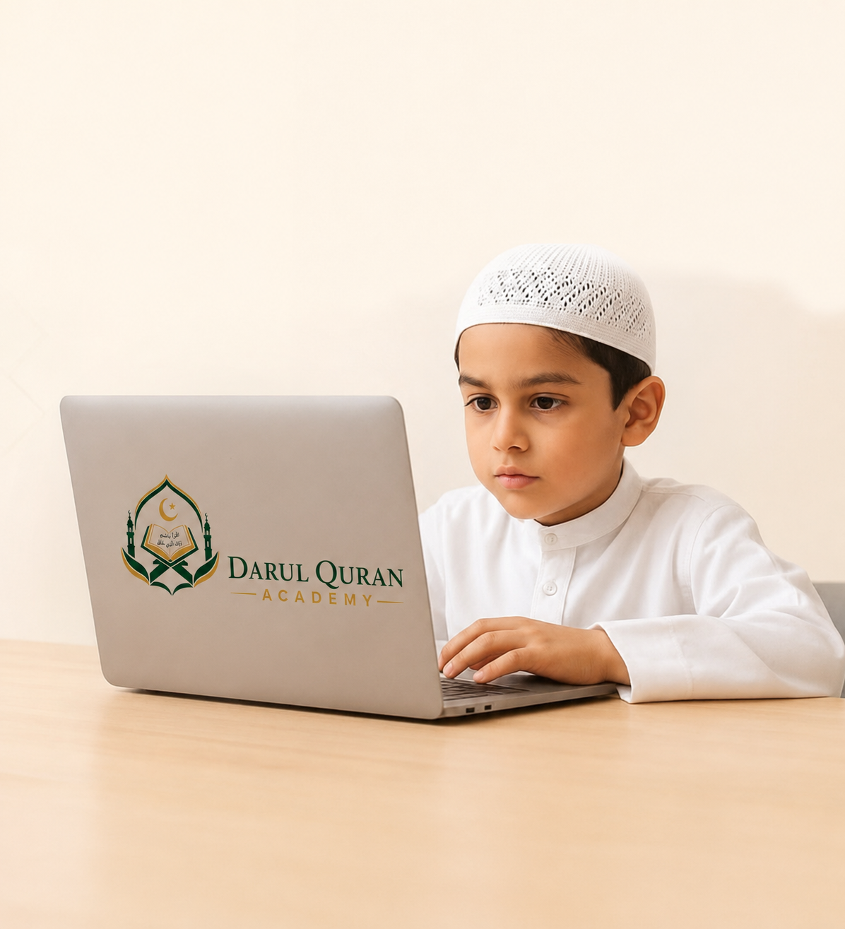 Darul Quran Academy student learning Quran online